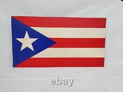 Puerto Rico Flag Gun Concealment Cabinet Secret Hidden Storage Safe Furniture