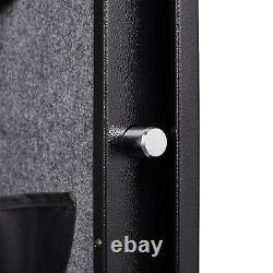 Quick Access 5-6 Gun Storage Cabinet w Handgun Locker Keyboard PIN Code Gun Safe