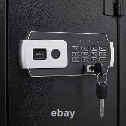 Quick Access 5-6 Gun Storage Cabinet w Handgun Locker Keyboard PIN Code Gun Safe