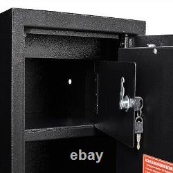 Quick Access 5 Rifles Steel Security Gun Safe Box Cabinet Fingerprint Storage