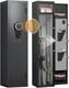 Quick Access Gun Cabinets With Led Light, Gun Safe With Adjustable Gun Rack