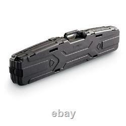 RIFLE HARD TACTICAL DOUBLE CASE Pad Custom Lock 2 Gun Storage Plano SXS Black