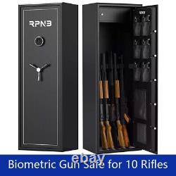 RPNB 10 Rifle Safe Biometric Fingerprint, 10-Gun Safe