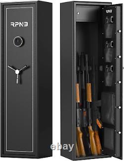 RPNB 7-Gun Rifle, Security Cabinet, Rifle Safe Biometric Fingerprint