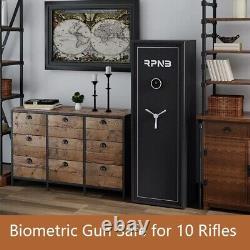 RPNB Large Biometric Rifle Safe, 10 Rifles Gun Safe