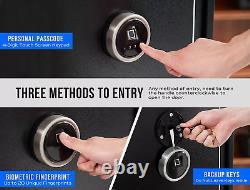 RPNB Rifle Safe Biometric Fingerprint, 10-Gun Rifle Security Cabinet