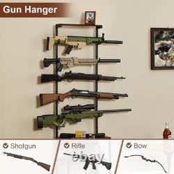 Rack Floor Rifle Rack Holds up 5 Guns Indoor Gun Rack for Wall Mount Gun Display