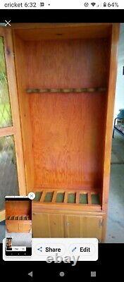 Refinished, Gun Locking Cabinet Storage 6Rifle Shotgun Firearms Ammo Locking