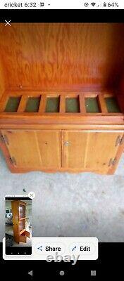 Refinished, Gun Locking Cabinet Storage 6Rifle Shotgun Firearms Ammo Locking