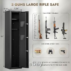 Rifle Gun Cabinets Gun Safe and KAER for Gun Pistols Multi-Function for 2-3 Safe