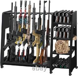 Rifle Gun Rack Floor Standing Shotgun Rack Gun Display Rack Rifle Storage Garage