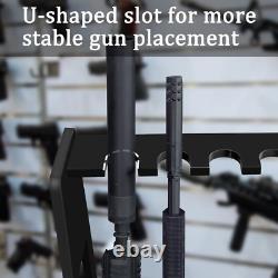 Rifle Gun Rack Floor Standing Shotgun Rack Gun Display Rack Rifle Storage Garage