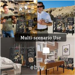 Rifle Gun Rack Floor Standing Shotgun Rack Gun Display Rack Rifle Storage Garage