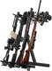 Rifle Gun Rack Folding Portable Heavy-duty Steel Holds 7 Pistols And 4 Rifles