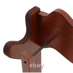 Rifle Gun Rack Organizer Wood Wall Rack Storage Home Room Safe Security 4 Guns