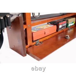 Rifle Gun Rack Organizer Wood Wall Rack Storage Home Room Safe Security 4 Guns