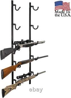 Rifle Gun Rack Stand Holder Display Wall Mount Shotgun Firearm Home Storage NEW