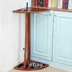 Rifle Gun Rack Wood Corner Wall Display Rack Shotgun Stand Gun Holder for 5 Guns