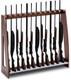 Rifle Gun Racks Freestanding Gun Display Stand Soft Padding Home Safe Heavy Duty