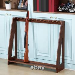 Rifle Gun Racks Freestanding Gun Display Stand Soft Padding Home Safe Heavy Duty