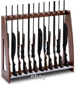 Rifle Gun Racks Freestanding Gun Display Stand Soft Padding Home Safe Heavy Duty