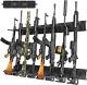 Rifle Gun Racks Indoor Steel Wall Mount Storage Display Holds Up To 8 Long Guns