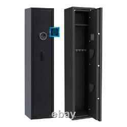 Rifle Gun Safe Biometric Quick Access Firearm Storage Metal Long Gun Gun Cabinet