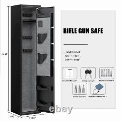 Rifle Gun Safe, Quick Access Digital Gun Safes for Home Rifle and Pistols