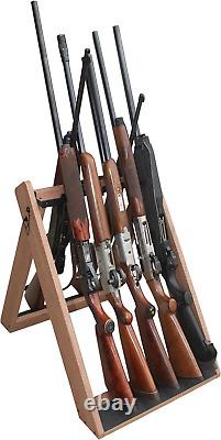 Rifle Gun Storage Rack Shotgun Stand Portable Folding Free Standing 10 Gun Shelf