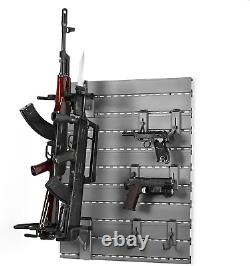 Rifle Handgun Gun Rack Heavy-Duty Steel Wall Mount System Storage Gun Organizer