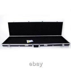 Rifle Hard Carry Case Key & Combination Lock Foam Padding Long Gun Storage Box
