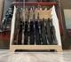 Rifle Rack Display Stand Storage Holder Free Standing 7-slot Gun Storage