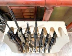 Rifle Rack Display Stand Storage Holder Free Standing 7Slot Gun Storage Rack