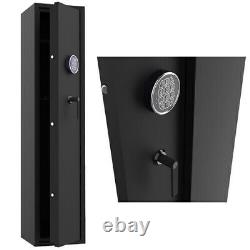 Rifle Safe Gun Storage Cabinet For 4-5 Rifle & 2 Pistol with Digital Keypad Lock