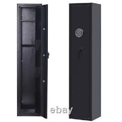 Rifle Safe Gun Storage Cabinet For 4-5 Rifle & 2 Pistol with Digital Keypad Lock