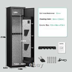 Rifle Safe Gun safe with Password Quick Access for 2 Rifles and 2 Pistols