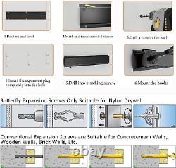 Rifle Shotgun Gun Rack Heavy Duty Steel Wall-Mount Adjustable Securely Display