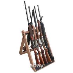 Rifle Shotgun Gun Rack Portable Folding 10 Gun Storage Rack Home Security Safety