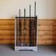 Rifle Shotgun Rack Indoor Safe Free Standing Gun Display Rack Hold Up To 8 Guns