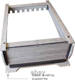 Rifle Shotgun Rack Indoor Safe Free Standing Gun Display Rack Hold Up to 8 Guns
