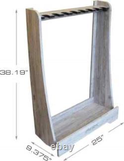 Rifle Shotgun Rack Indoor Safe Free Standing Gun Display Rack Hold Up to 8 Guns