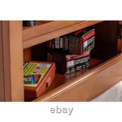 Rifle Shotguns Organizer Storage Rack Classic Wood Freestanding Safe Up to10 Gun