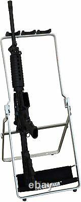 Rifle Stand for Storage Shooting Range Indoor Outdoor 3 Gun Rack Shotgun Hunting