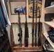 Rustic Rifle Rack, 9 Rifle Rack, Shotgun Rack, Rifle Closet Storage