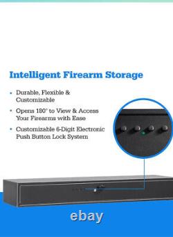 SECUREIT FAST BOX Hidden Gun Safe Safety Electronic PushButton Bedroom Storage