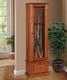 Safe Rifle Storage Cabinet Shotgun 8 Gun Locked Organizer Wood Display Home
