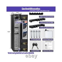 Secure Gun Storage, Fits Rifles Up To 54, Customizable Interior, Easy Access