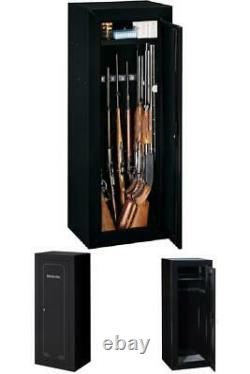 Security Cabinet Locker 14 Gun Convertible Heavy Duty Rifle Shotgun Storage Safe