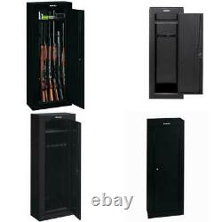 Security Cabinet Locker 8 Gun Fully Convertible Rifle Shotgun Storage Lock Safe