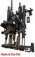 Shotgun Rifle Rack Wall Mount Holder Vertical 6-gun Display Organizer Metal Usa